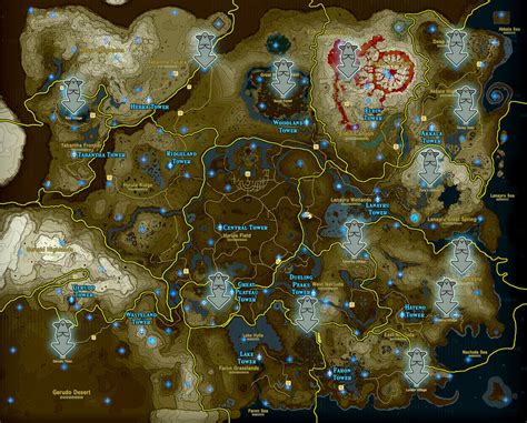 village locations botw|Locations in Breath of the Wild .